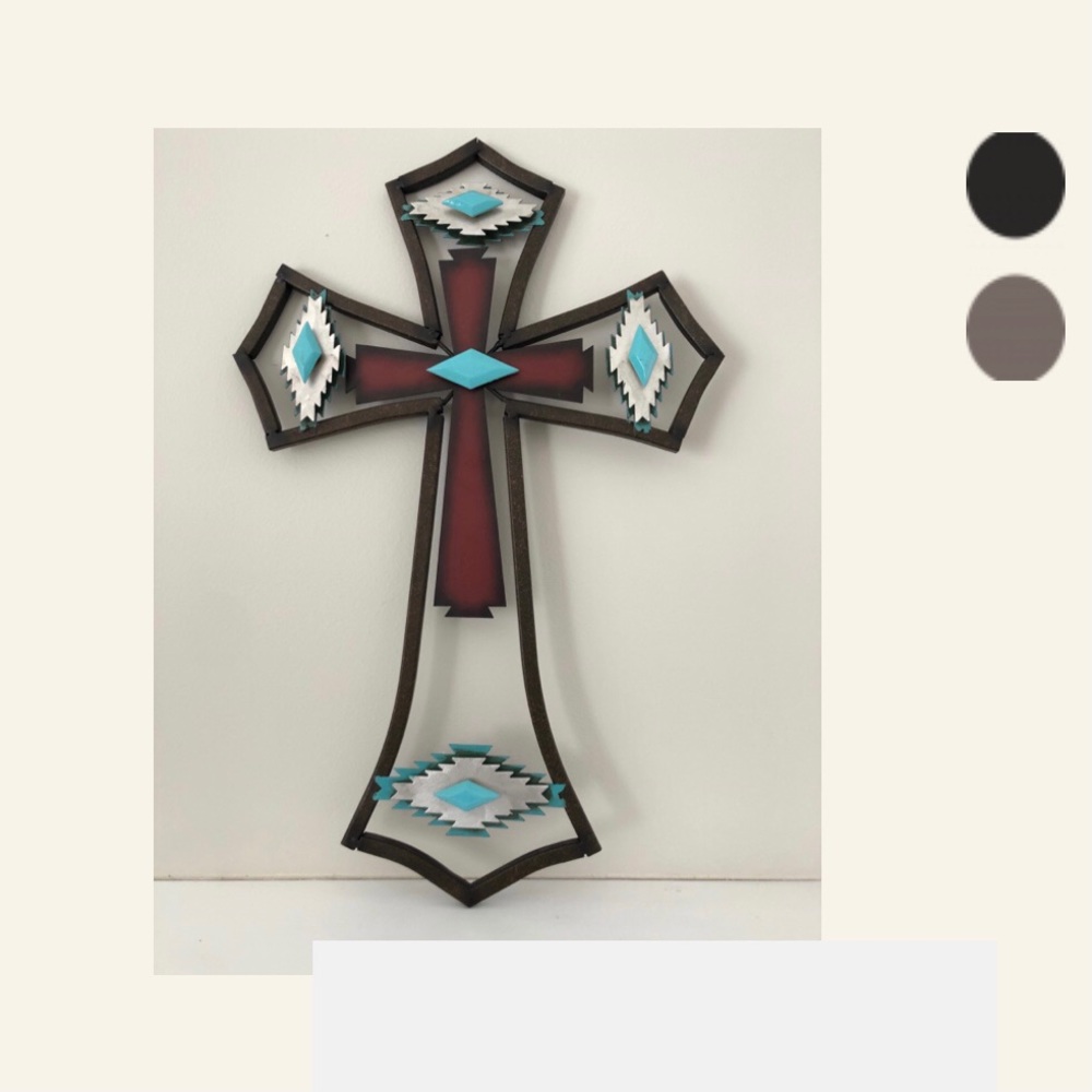 Metal Cross Wall Decoration